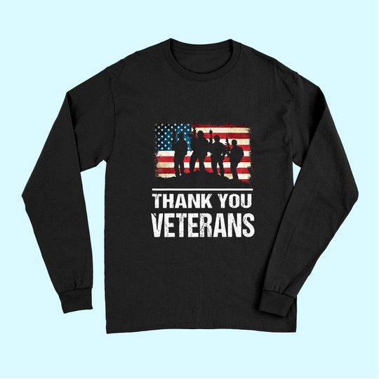 Thank you Veterans Day Long Sleeves