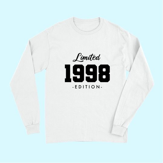 Gift for 23 Year Old 1998 Limited Edition 23rd Birthday Long Sleeves