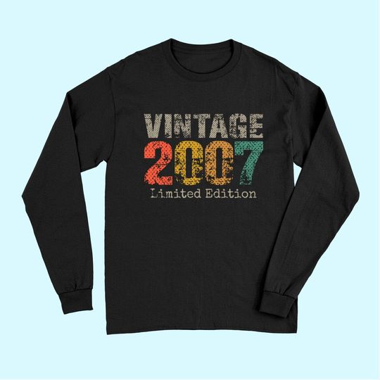 Vintage 2007 Limited Edition 14 Year Old Long Sleeves