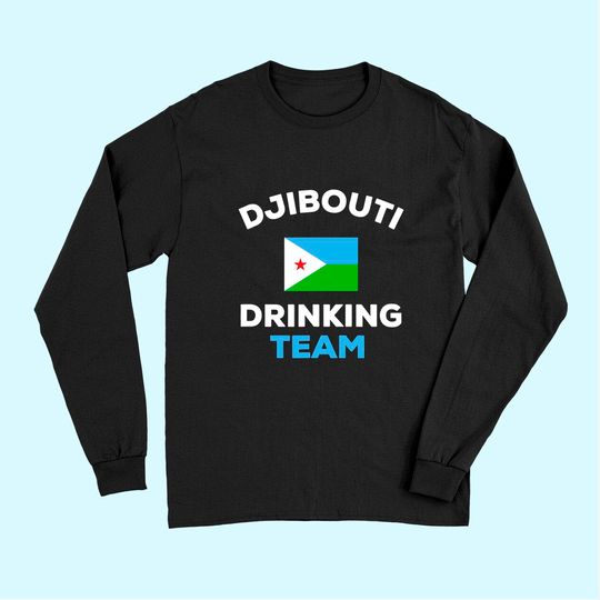 Djibouti Drinking Team Long Sleeves Beer Country Flag Long Sleeves