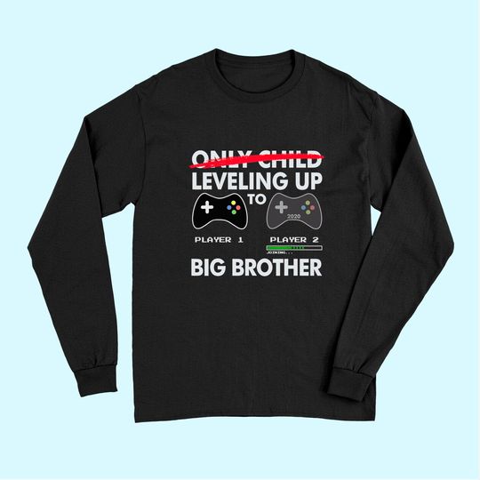 Leveling Up to Big Brother Long Sleeves - Video Game Player Long Sleeves