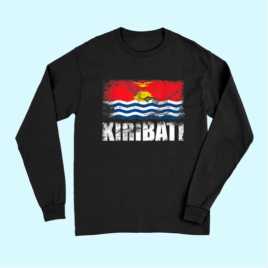 Kiribati Flag Long Sleeves