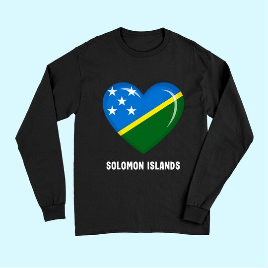 Solomon Islands Flag Long Sleeves | Solomon Islander Long Sleeves