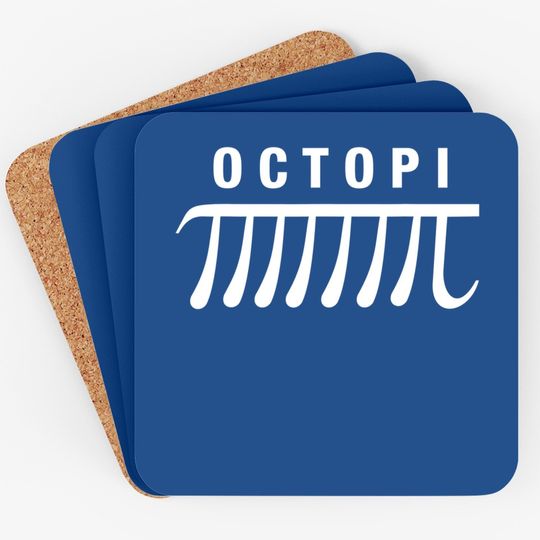 Octopi Science Math Pi Great Coaster
