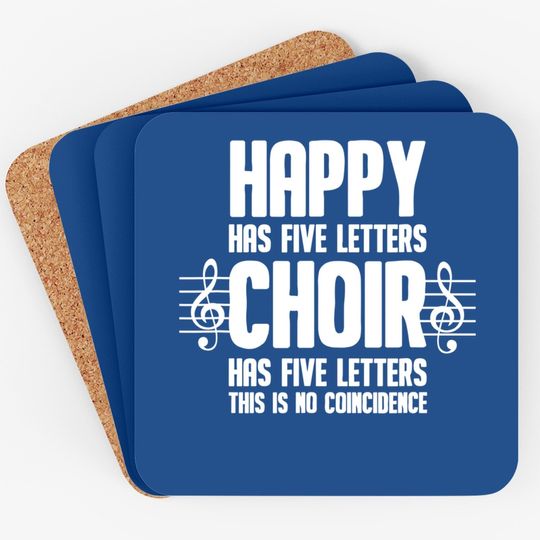 Choir Singing Musician Choral Coaster