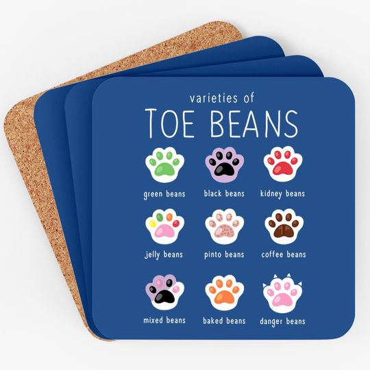 Cat Lover Toe Beans Coaster