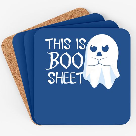 This Is Boo Sheet Bull Coaster