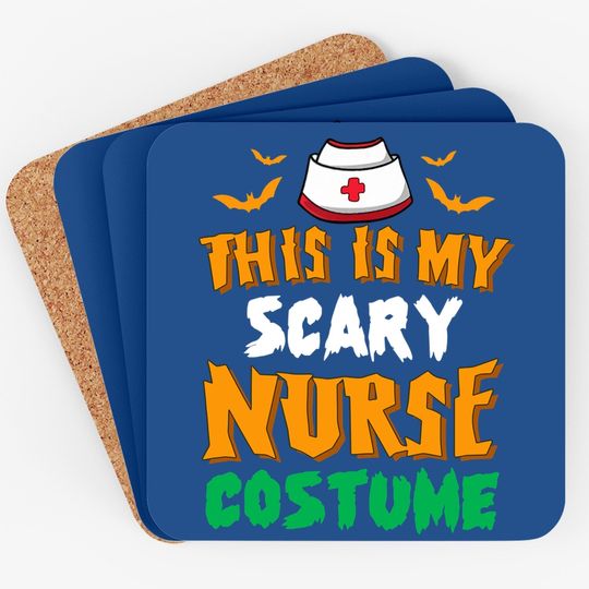This Is My Scary Nurse Costume Halloween Coaster