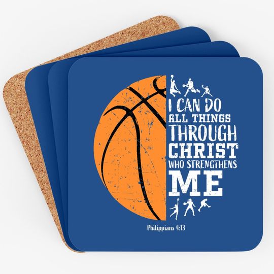 Christian Basketball Coaster