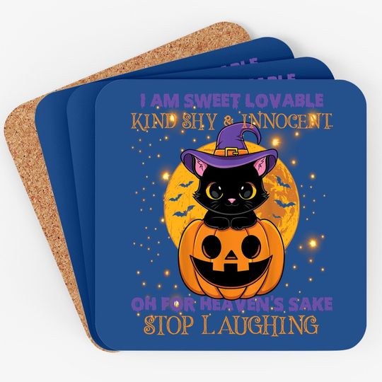 I Am Sweet Lovable Kind Shy And Innocent Classic Coaster
