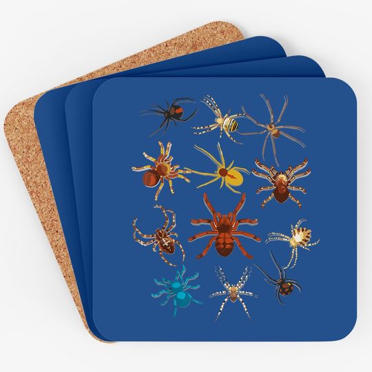 Halloween Scary Spiders Coaster