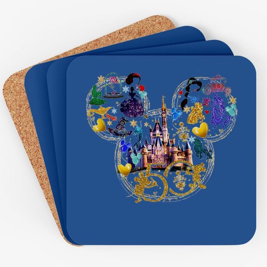 Walt Disney World 50th Anniversary Magic Kingdom Magic Castle Coaster