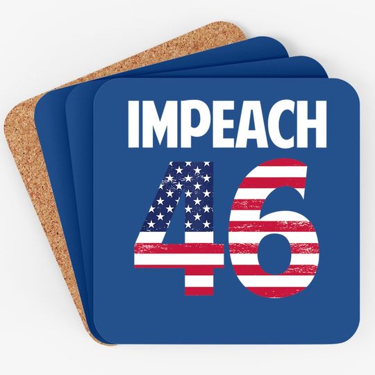 Biden Impeach 46 Coaster