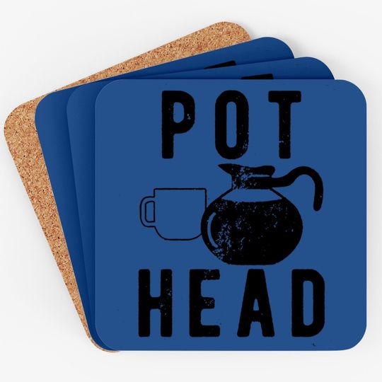 Pot Head Coffee Funny Coaster