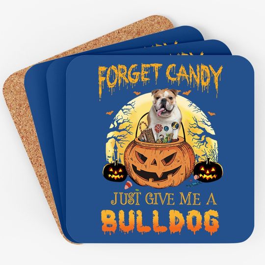 Candy Pumpkin Bulldog Coaster