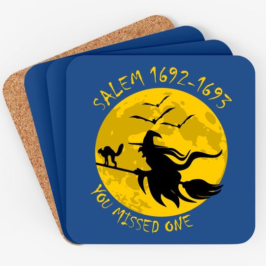 Salem 1692 1693 You Missed One Witch Riding Broom Coaster