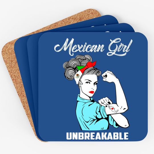 Mexican Girl Unbreakable Coaster