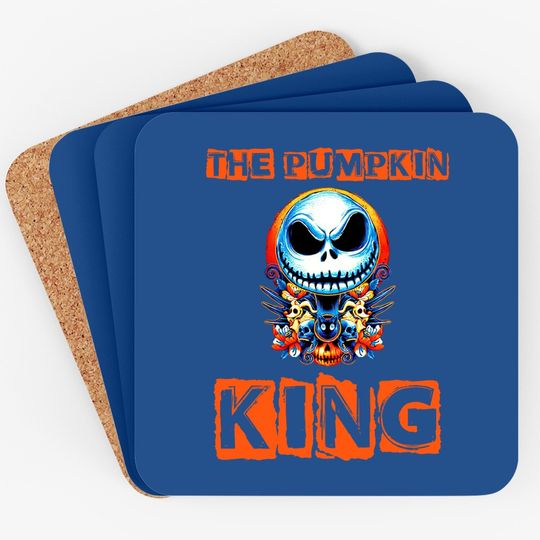 Jack Skellington The Pumpkin King Halloween Coaster
