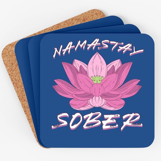Normalize Sobriety 12 Aa Na Living Recovering Namastay Sober Coaster