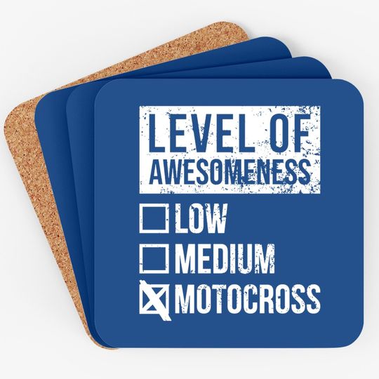 Motocross Funny Art Level Of Motocross Coaster