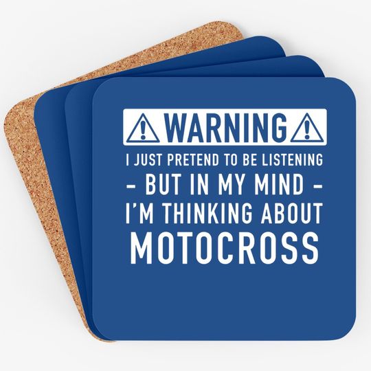 Motocross Warning Coaster