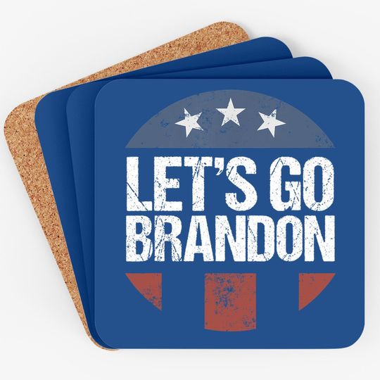 Let's Go Brandon Funny Coaster