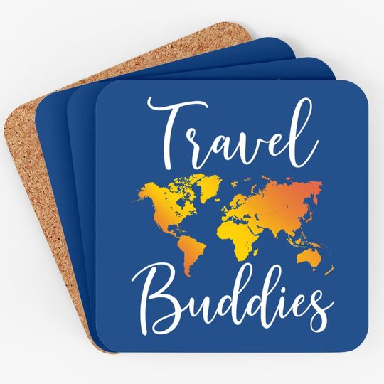 Travel Buddies Matching Couple Traveler Adventure Coaster
