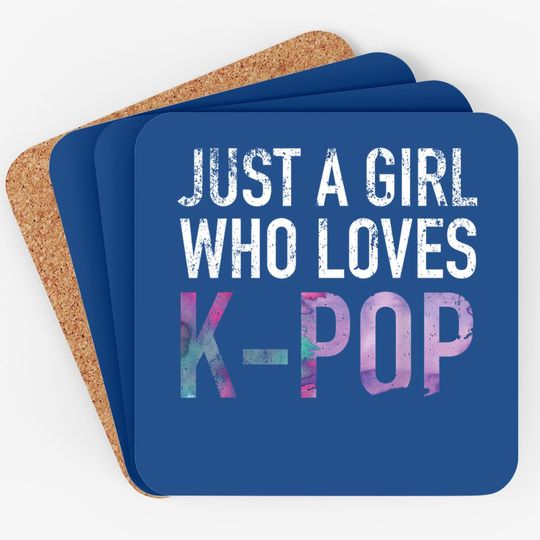 Bts Just A Girl Who Loves K-pop Coaster