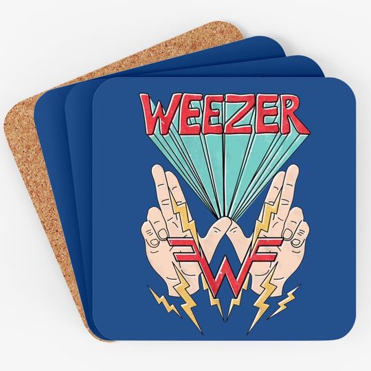 Weezer W Hand Logo Coaster