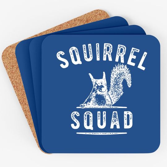 Squirrel Squad Cute Coaster