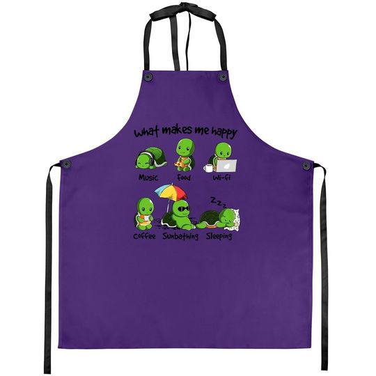 What Makes Turtle Happy Classic Apron