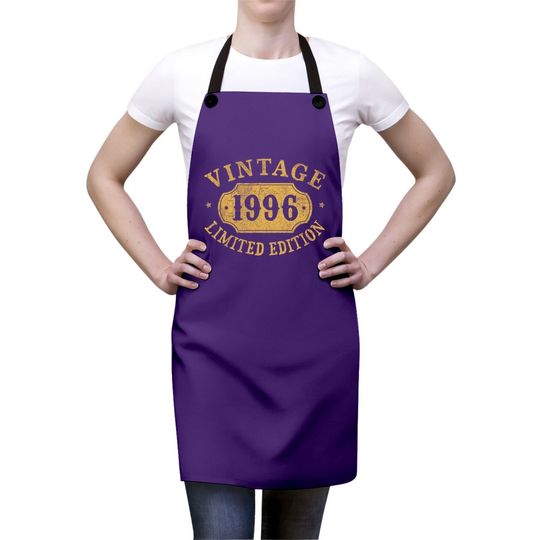 25 Years Old 25th Birthday Anniversary Gift Limited 1996 Apron