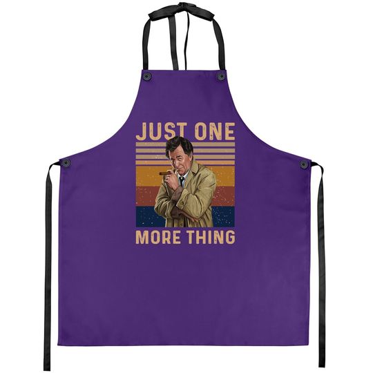 Columbo Just One More Thing  apron