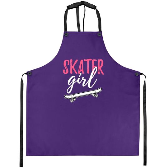 Skater Girl Skateboarding Skateboard Girls Gift Apron