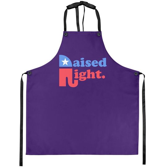 Raised Right Republican Elephant Retro Style Distressed Gift Apron