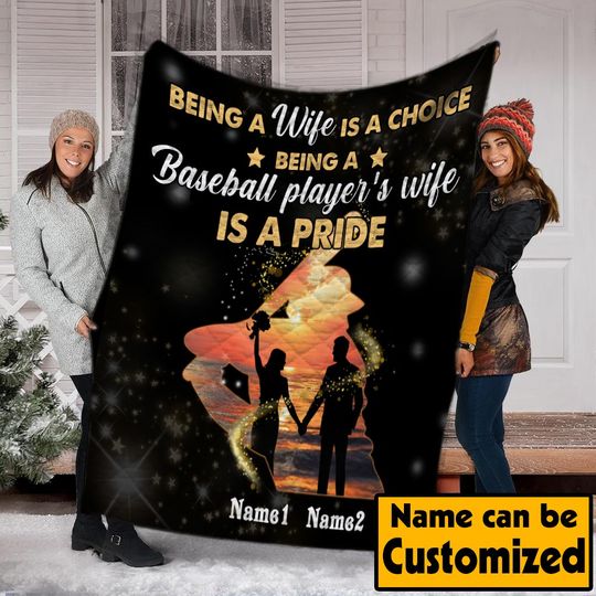 Being A Wife Is A Choice Personalized Quilt