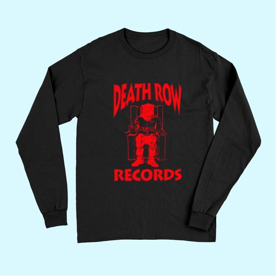The Row Records Red Logo Long Sleeves