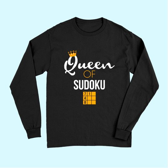Queen of Sudoku Number Place Puzzle Sudoku Player Long Sleeves