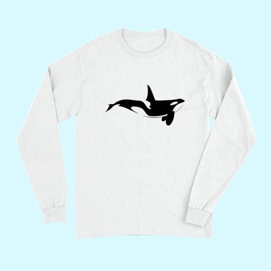 Save the Whales Ocean Orca Killer Whale Sea Conservation Long Sleeves