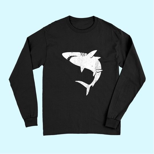 Graphic Great White Shark Family Long Sleeves