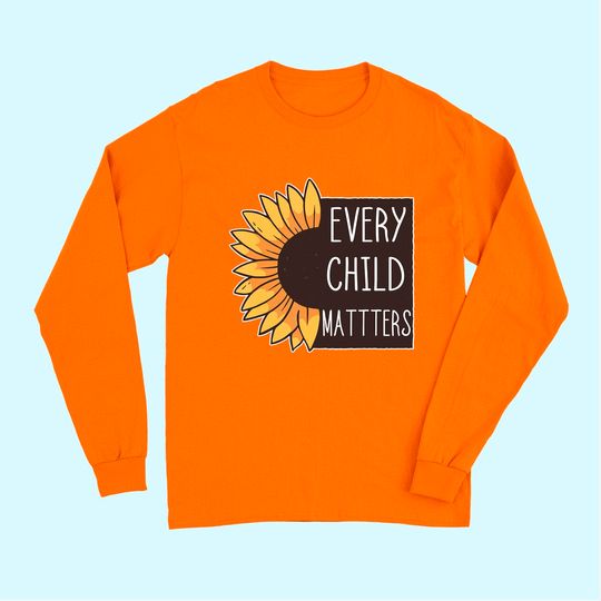 Every Child Matters Child Protector Canada Orange Day Long Sleeves