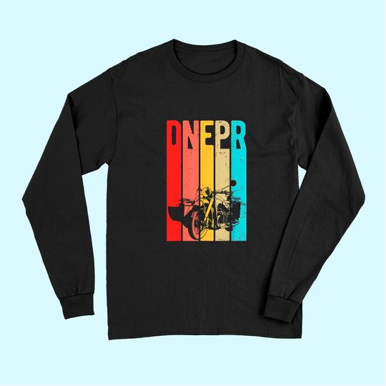 Dnepr motorcycle offroad motorcyclist Long Sleeves