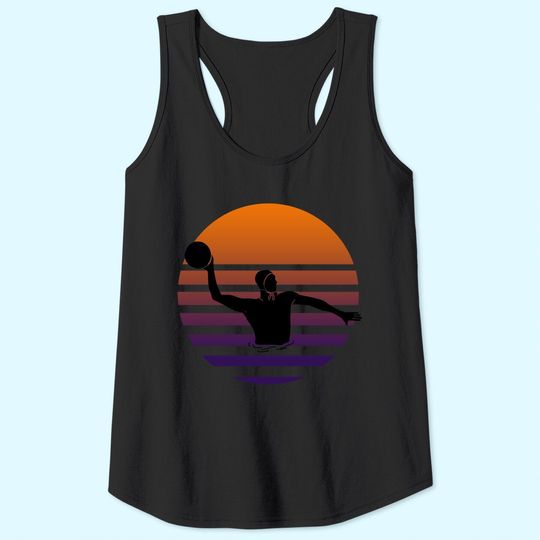 Great Water Polo Sport Motif Gift Water Ball Player Tank Top