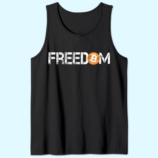 Bitcoin is Freedom Hodl Crypto Currency Trading Tank Top