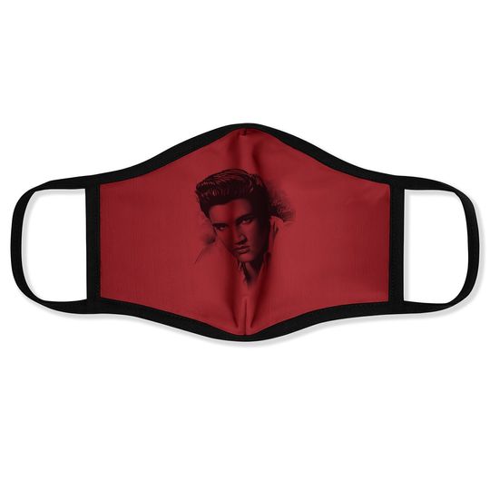 Elvis Presley King Of Rock And Roll Music The Stare Face Mask