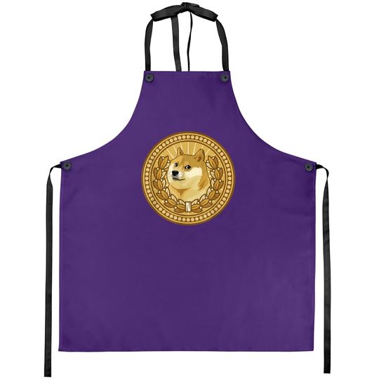 Dogecoin Crypto Cryptocurrency Blockchain Trader Trading Apron