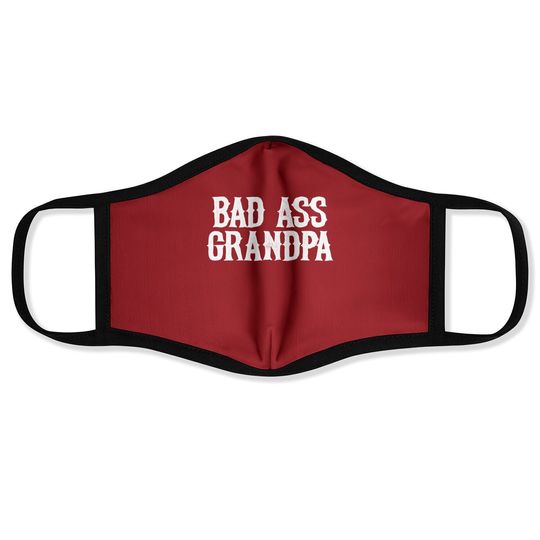 Face Mask Bad Ass Grandpa