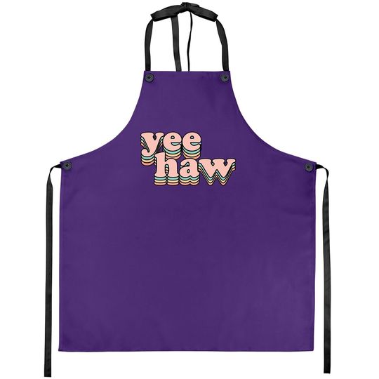 Yeehaw Howdy Space Cowgirl Apron