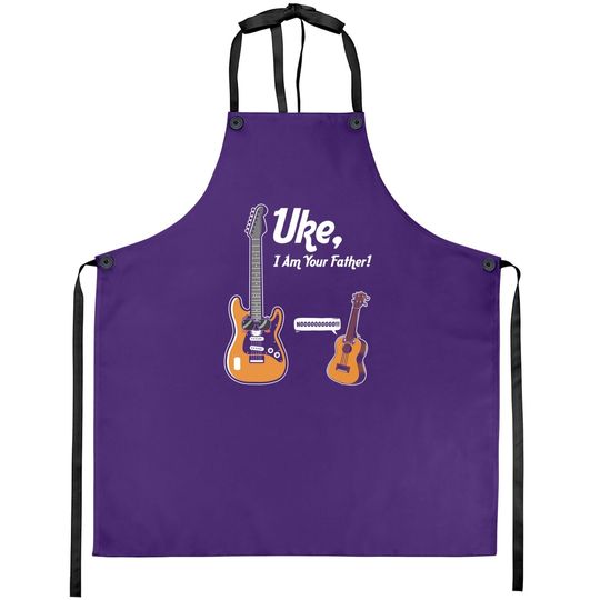 Uke I Am Your Father  ukulele Player Guitar Apron
