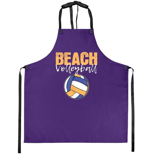 Beach Volleyball Lover Player Team Sports Apronns Apron